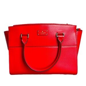 Kate Spade New York Red Grove Street Leather Lana Satchel